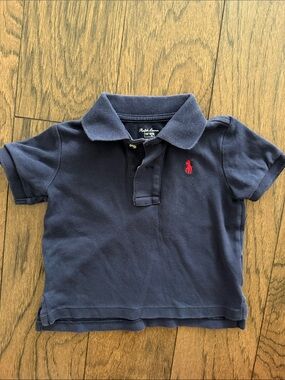 Ralph Lauren Navy Polo  - baby